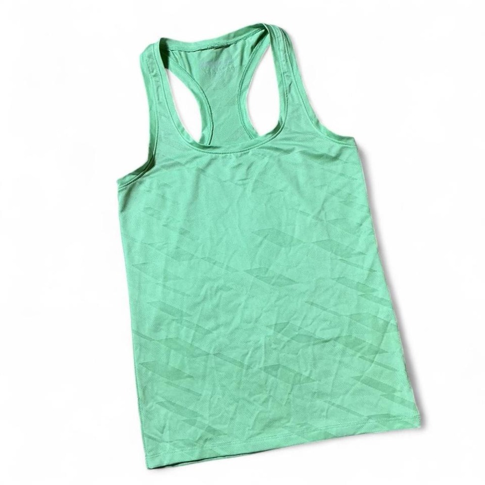 Barstool Tank Top Green Racerback Athletic Workout Top Large